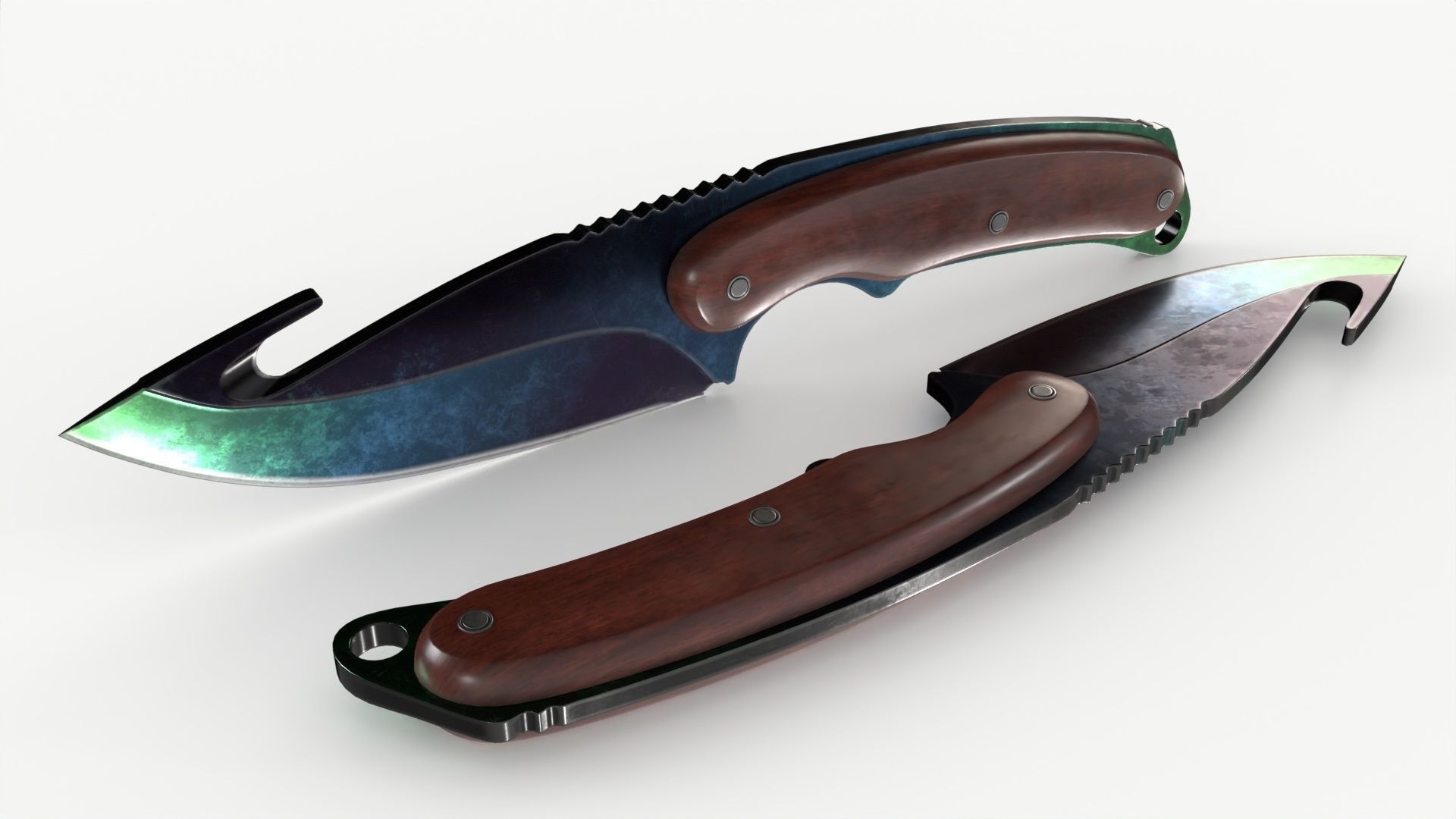 Gut Knifes Set 3D model_11