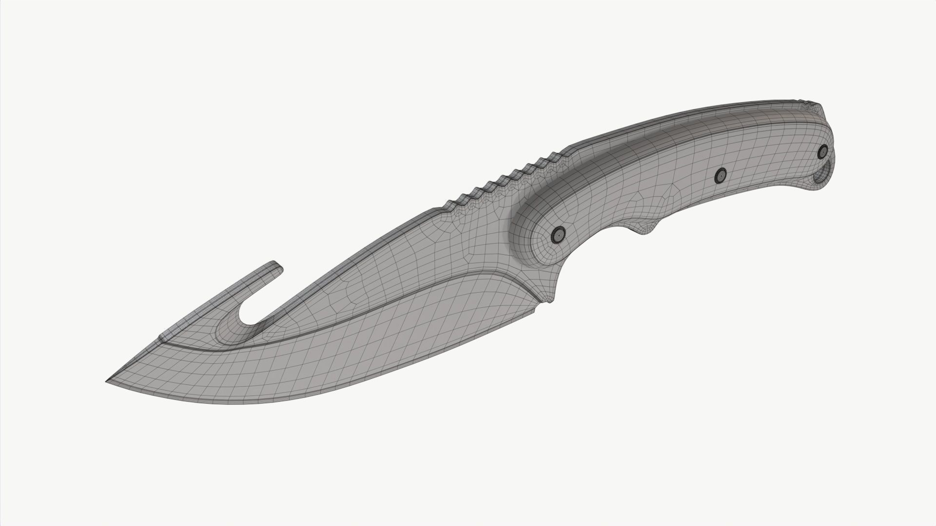 Gut Knifes Set 3D model_15