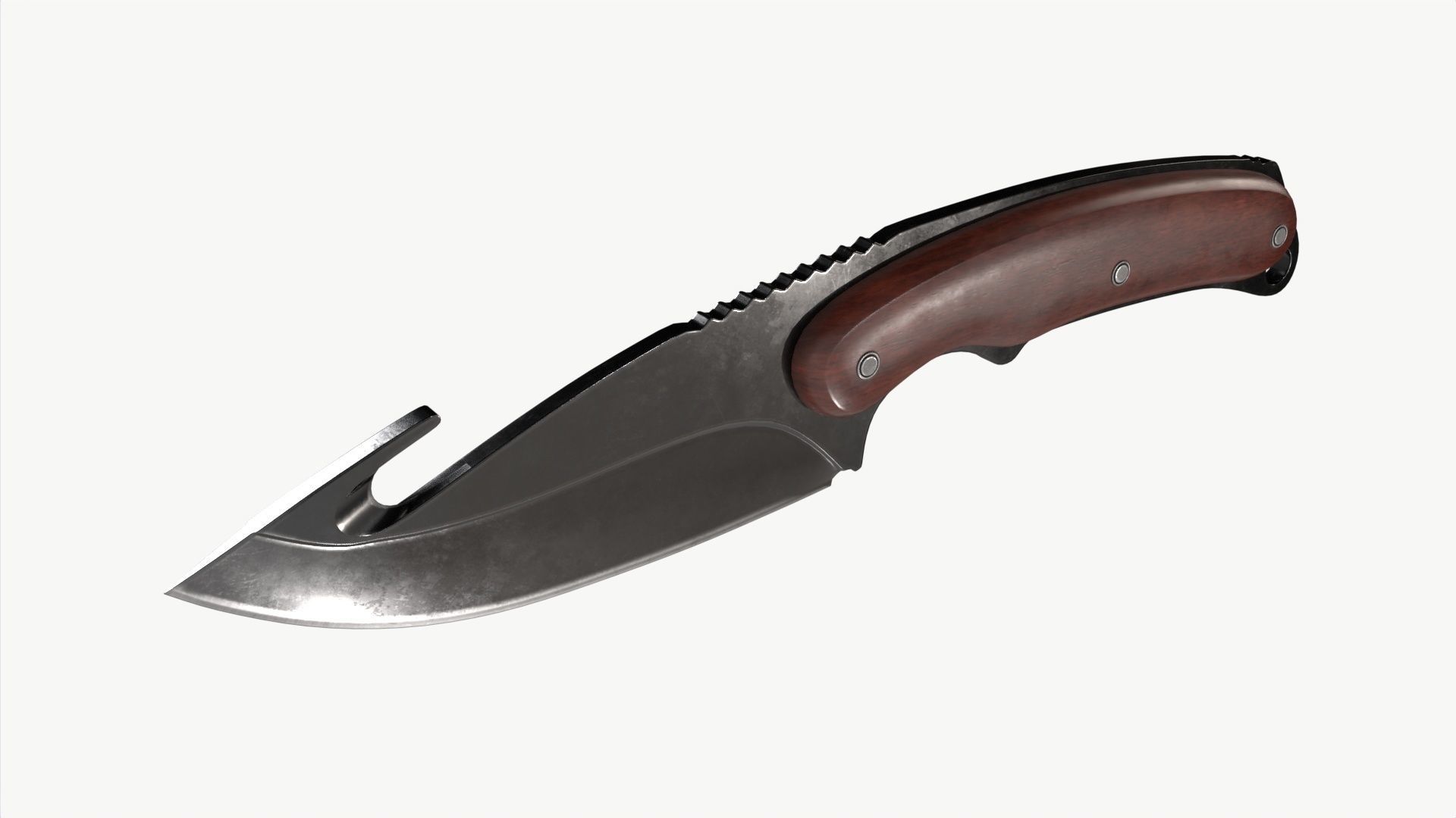 Gut Knifes Set 3D model_1