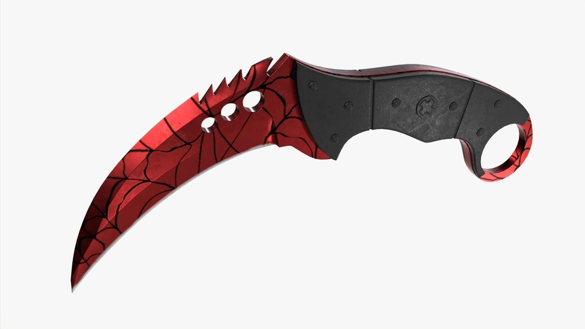 Talon Knifes Set 3D model_2