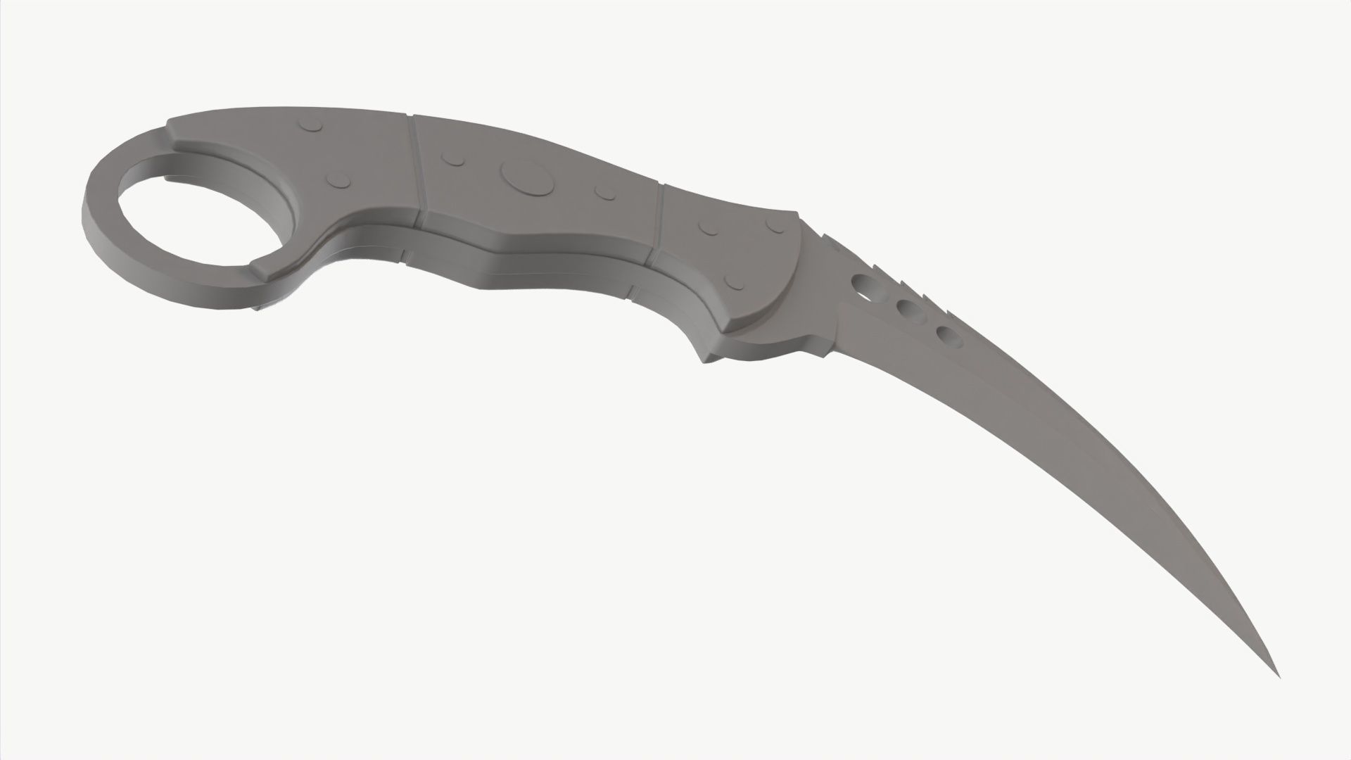 Talon Knifes Set 3D model_14