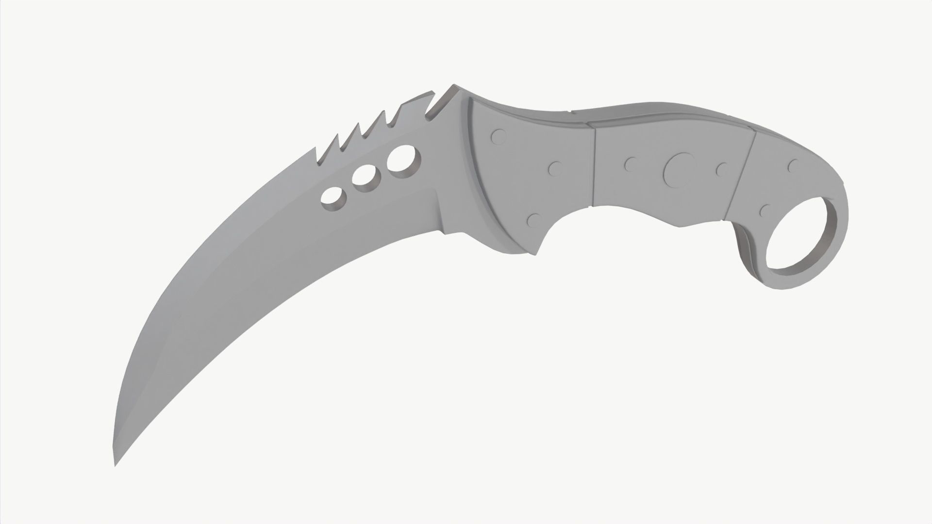 Talon Knifes Set 3D model_13