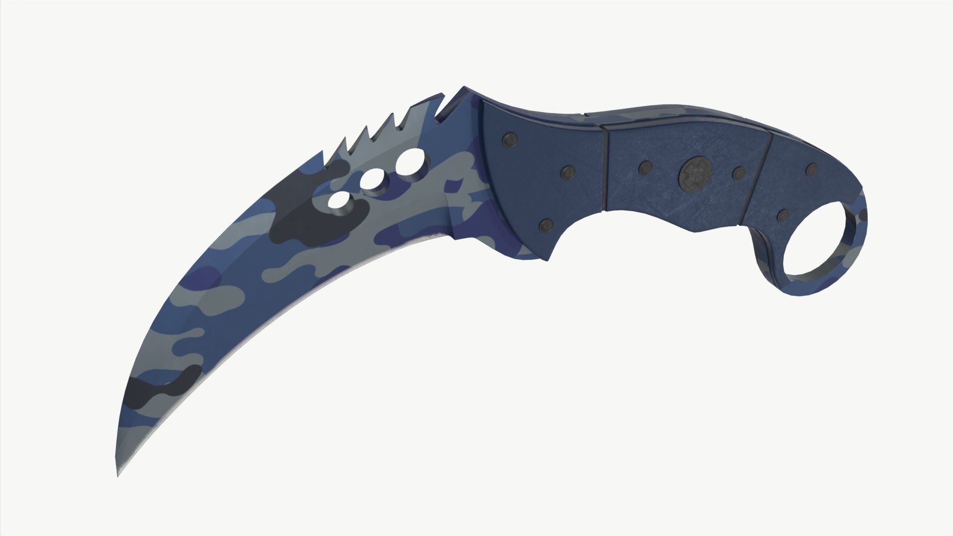 Talon Knifes Set 3D model_5