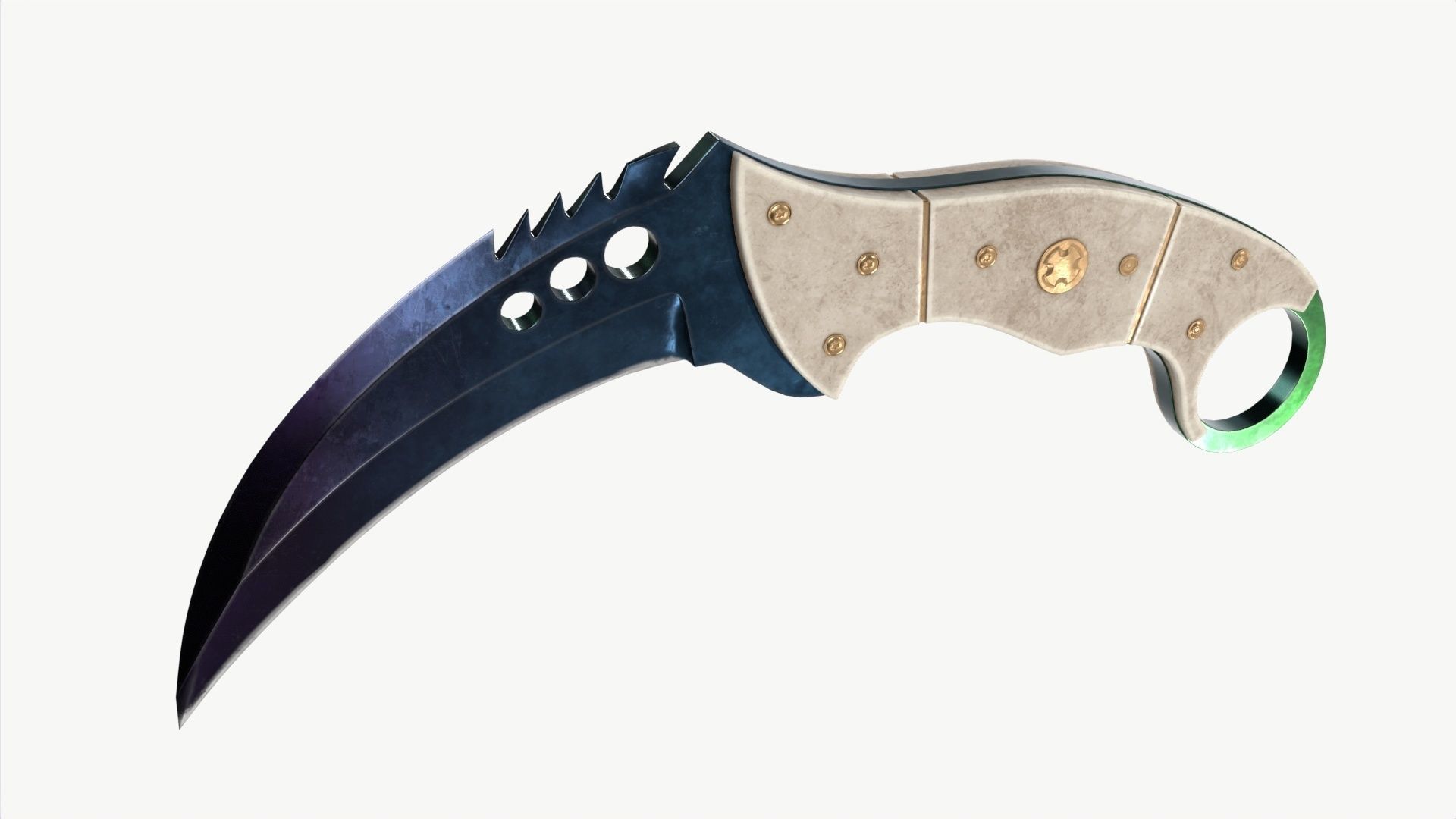 Talon Knifes Set 3D model_6