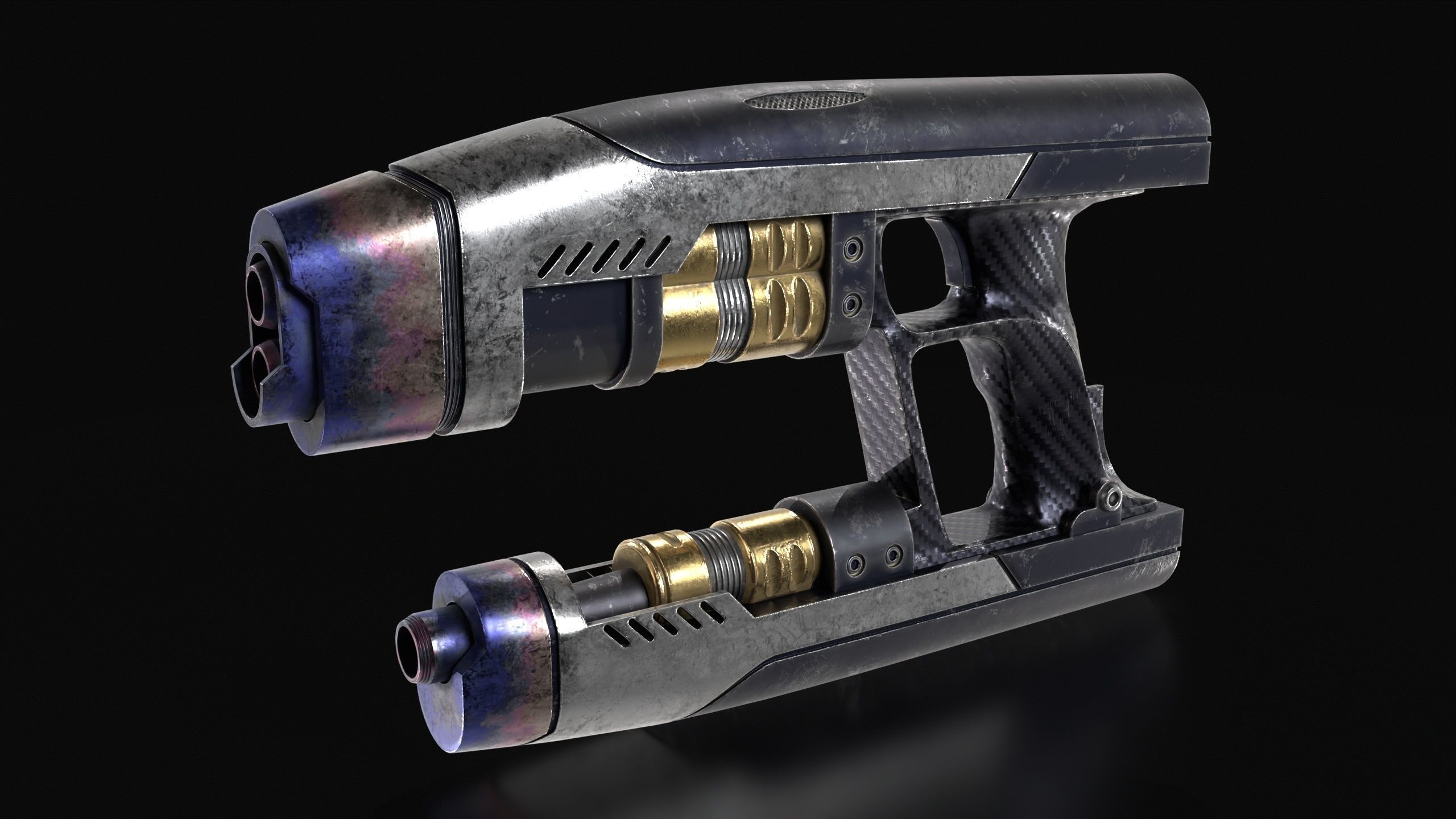 Star-Lord Blaster 3D model_1
