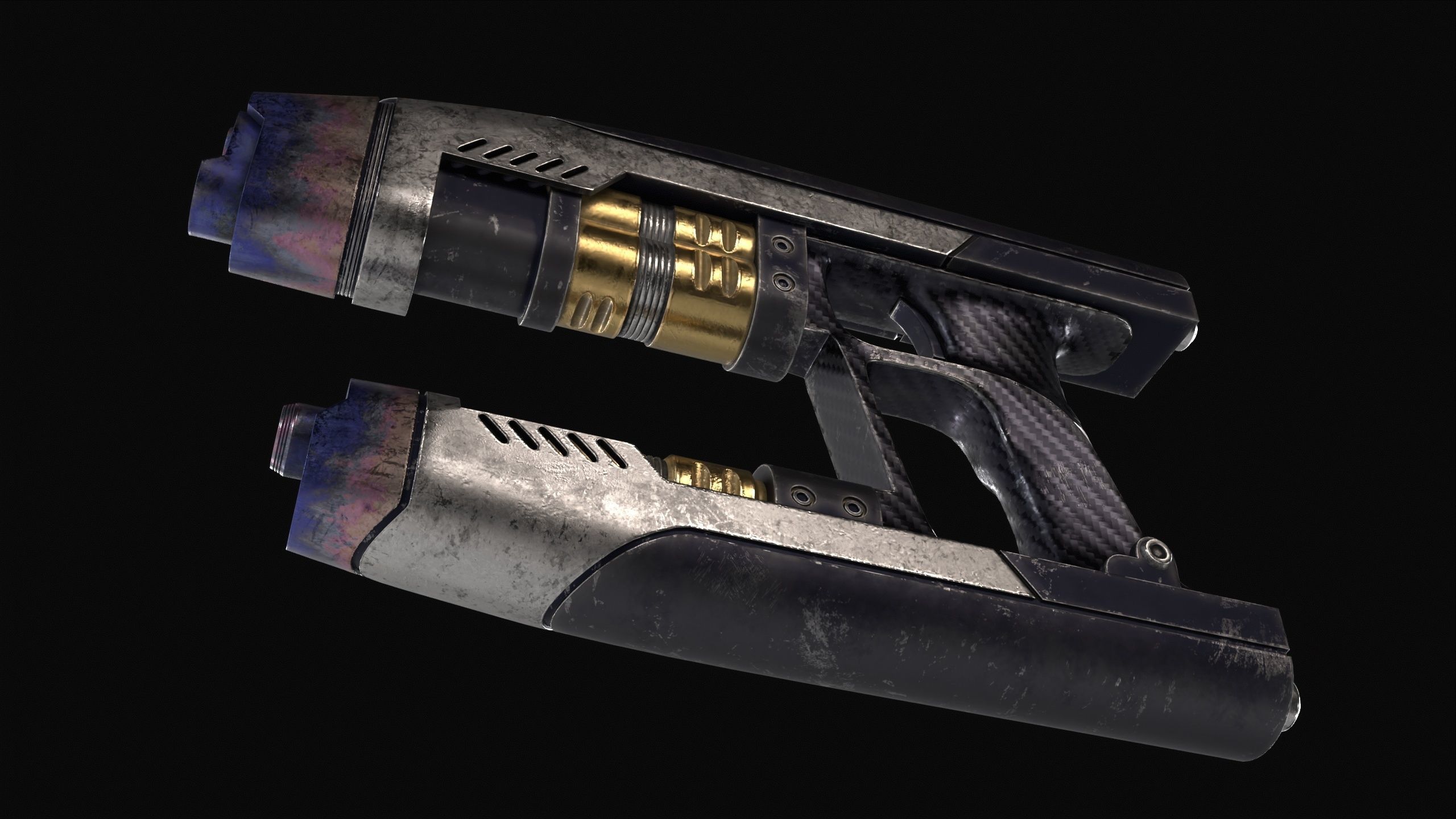 Star-Lord Blaster 3D model_5