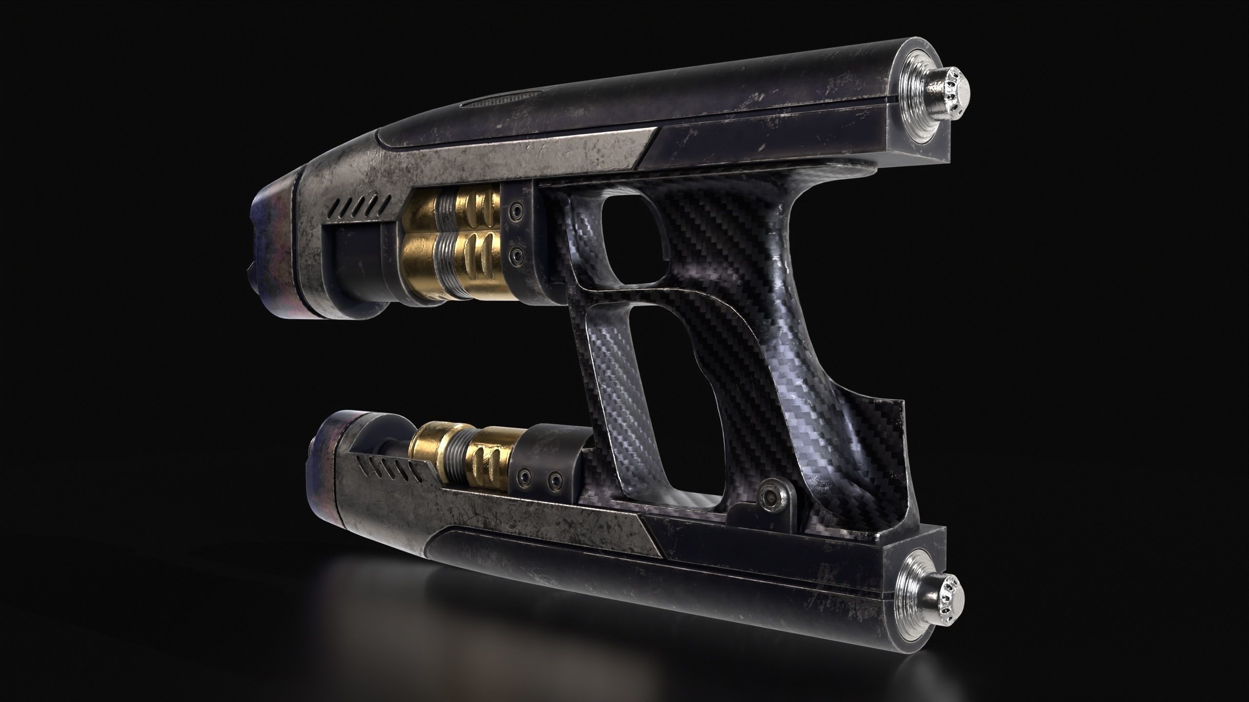 Star-Lord Blaster 3D model_2