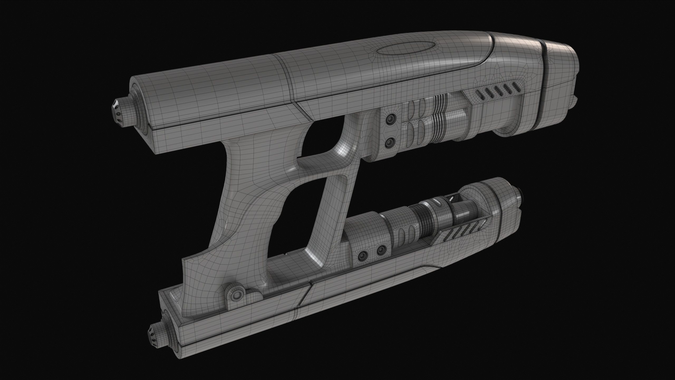 Star-Lord Blaster 3D model_17
