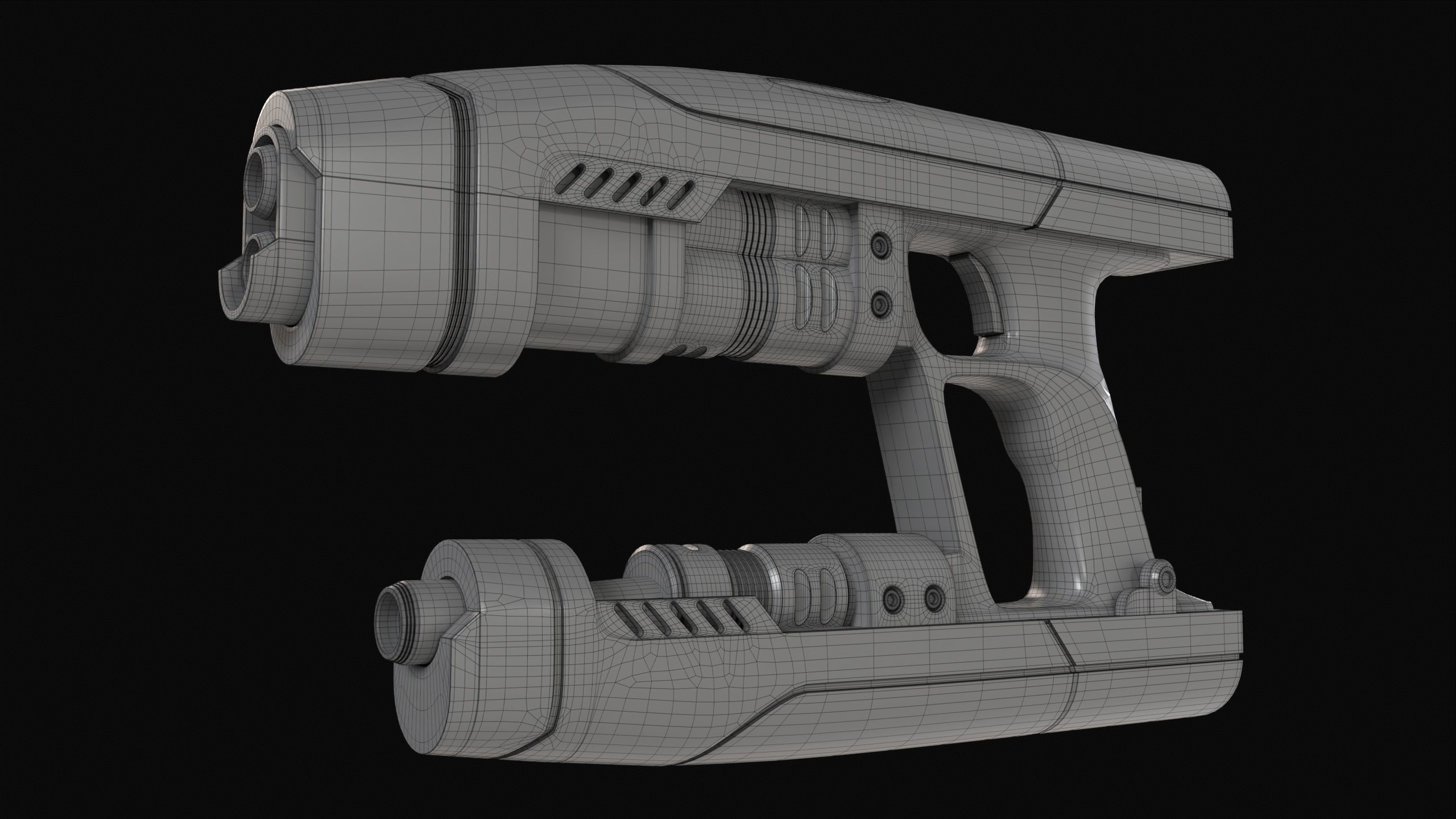 Star-Lord Blaster 3D model_16
