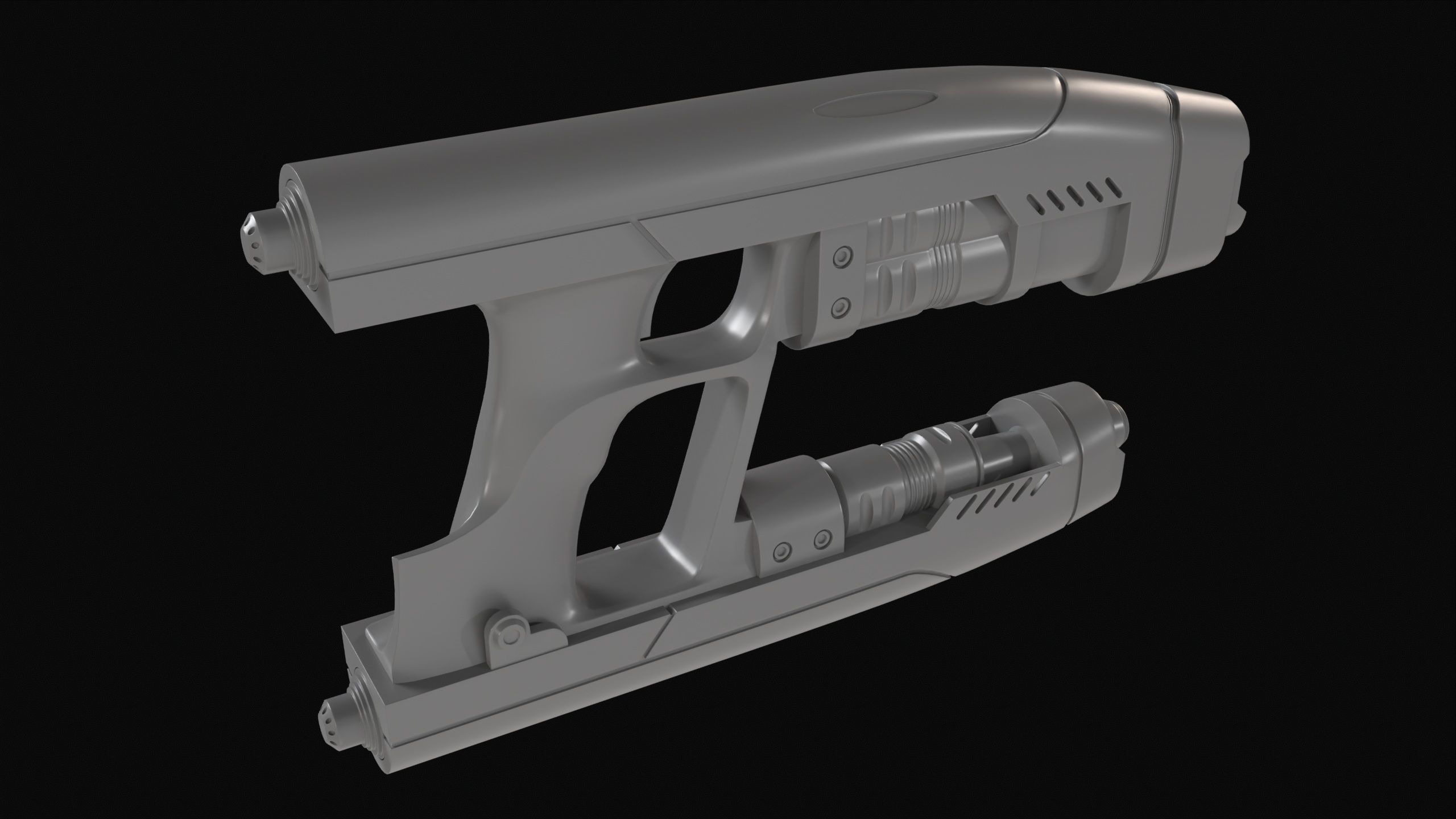 Star-Lord Blaster 3D model_15