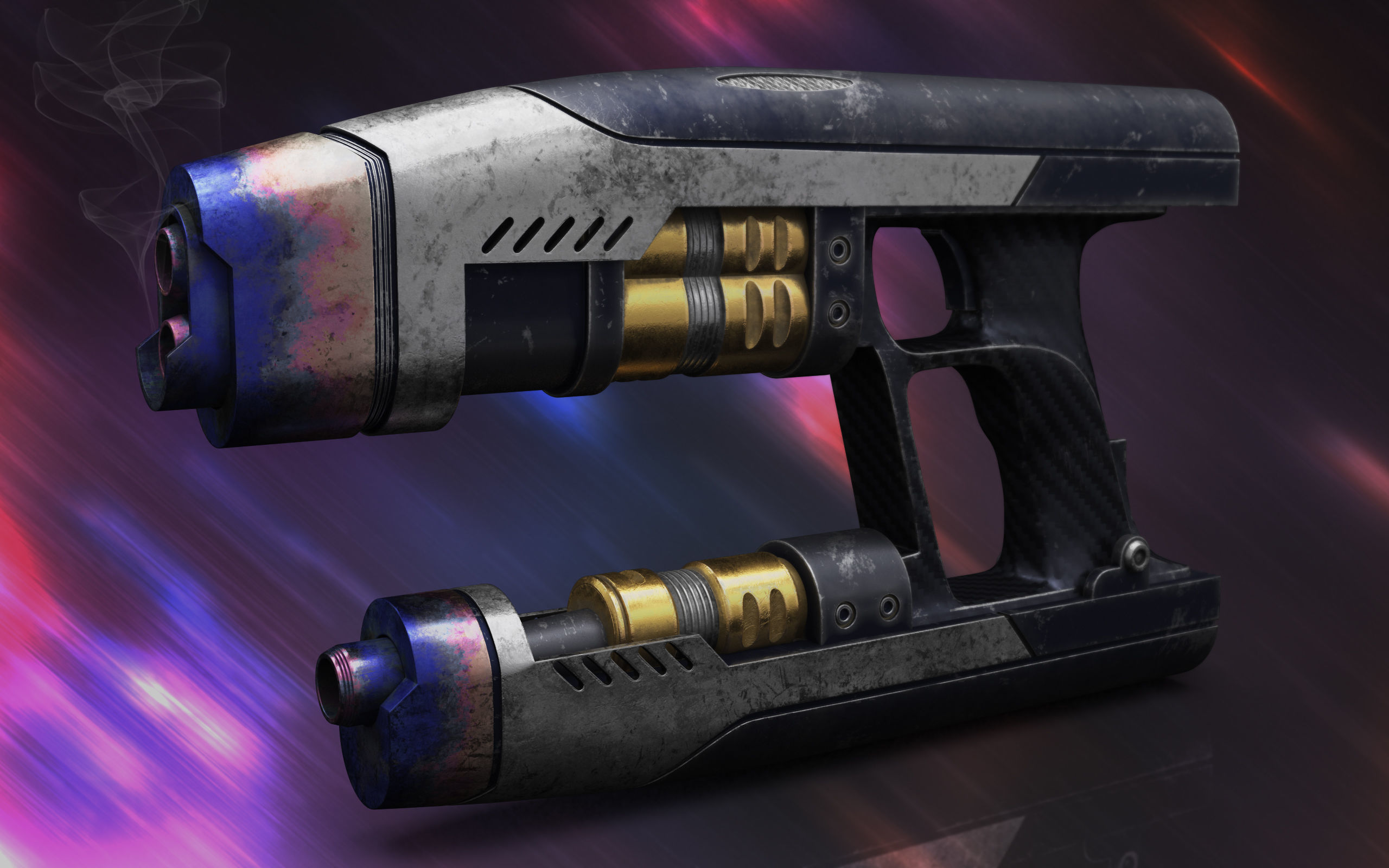 Star-Lord Blaster 3D model_12