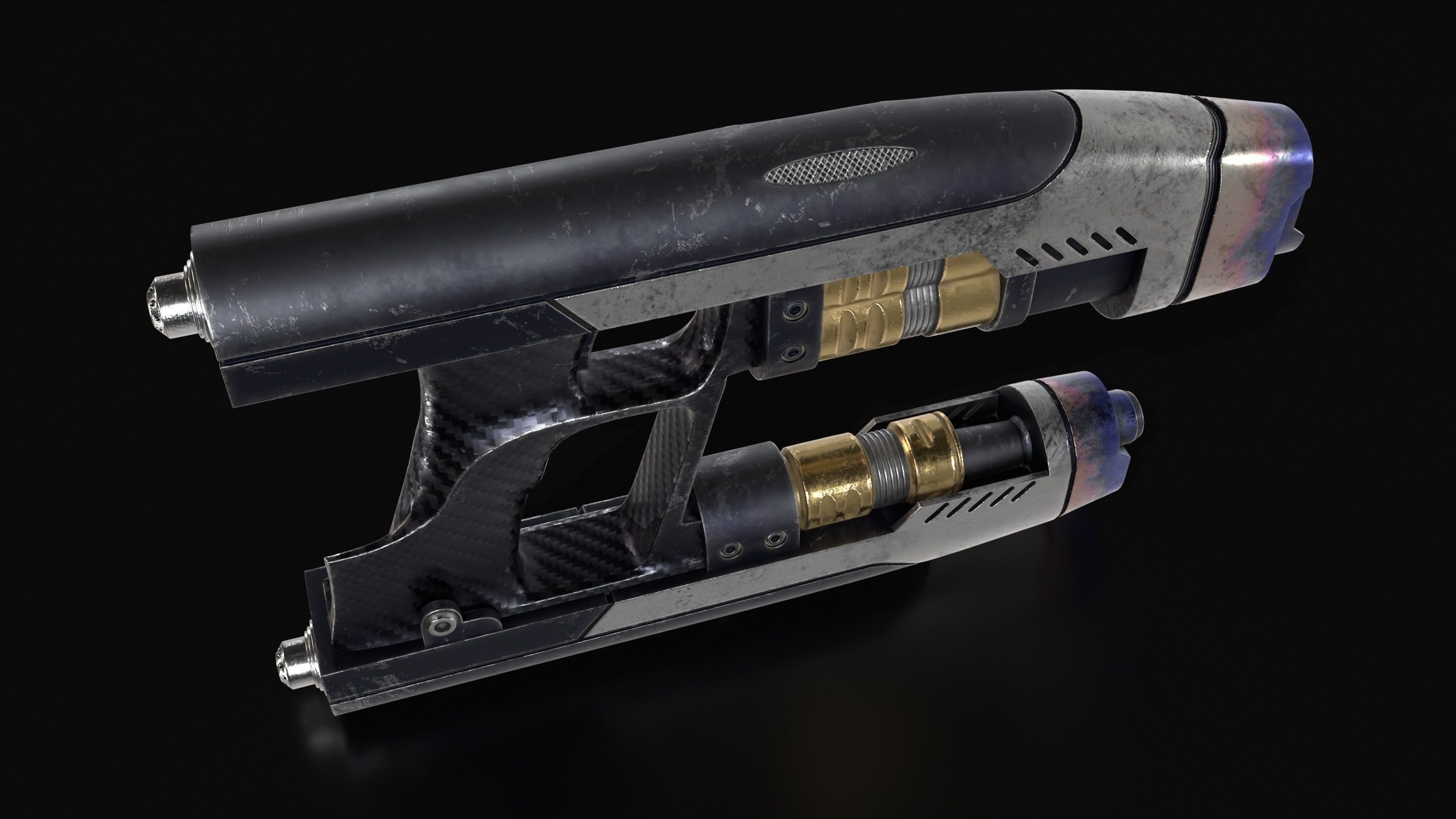 Star-Lord Blaster 3D model_3