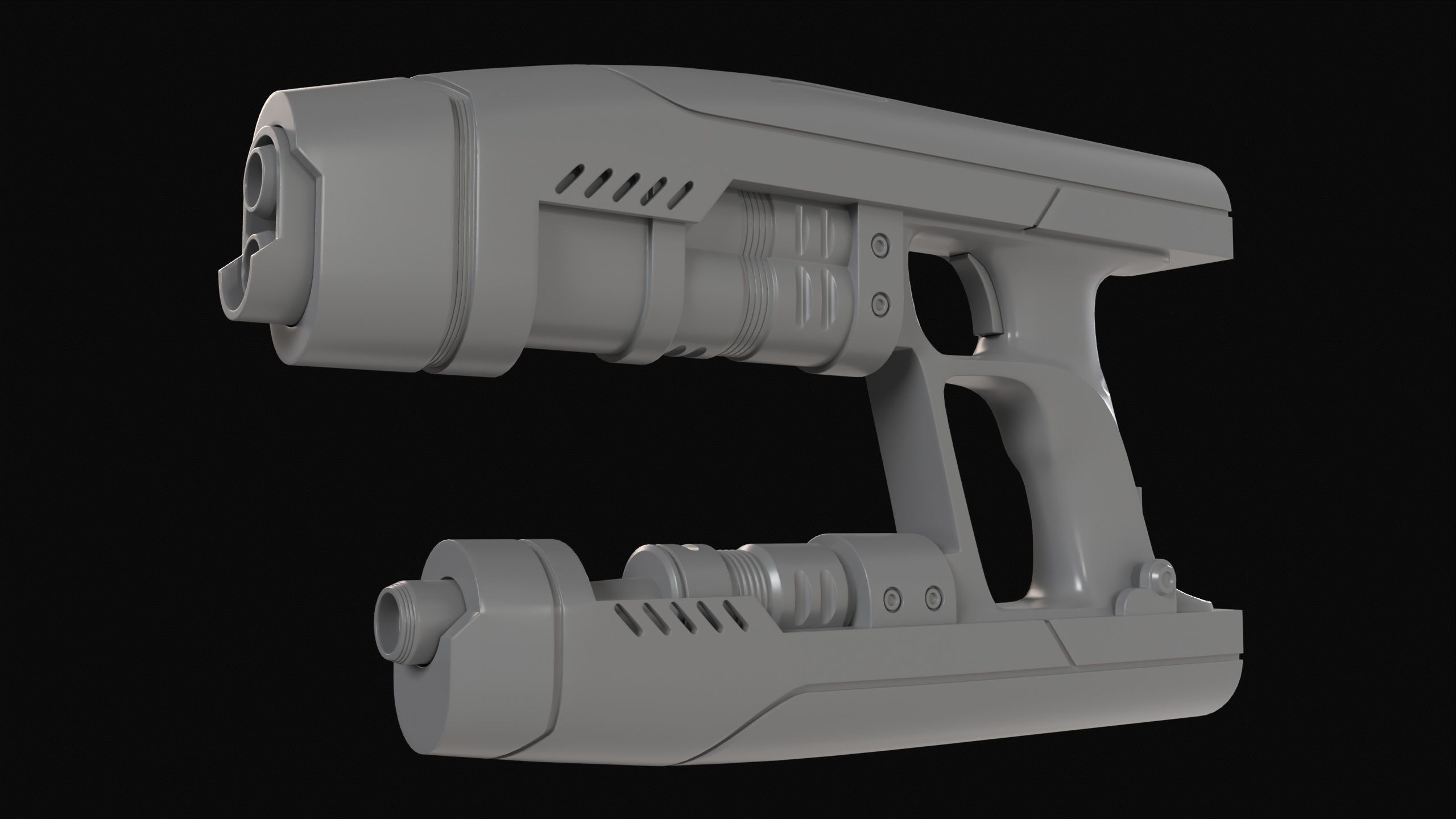 Star-Lord Blaster 3D model_14