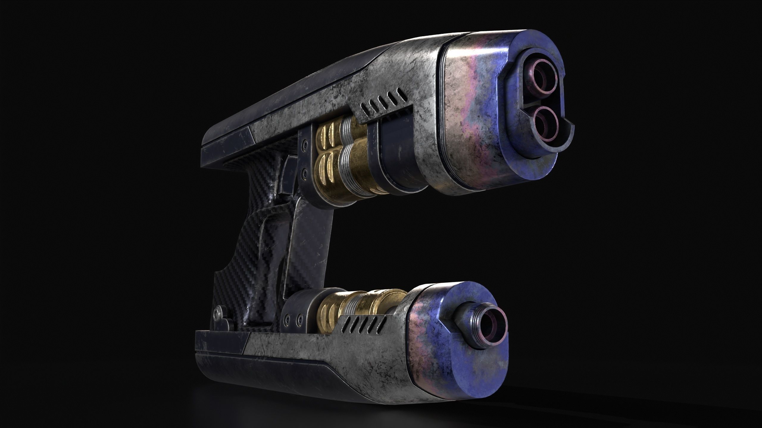 Star-Lord Blaster 3D model_4
