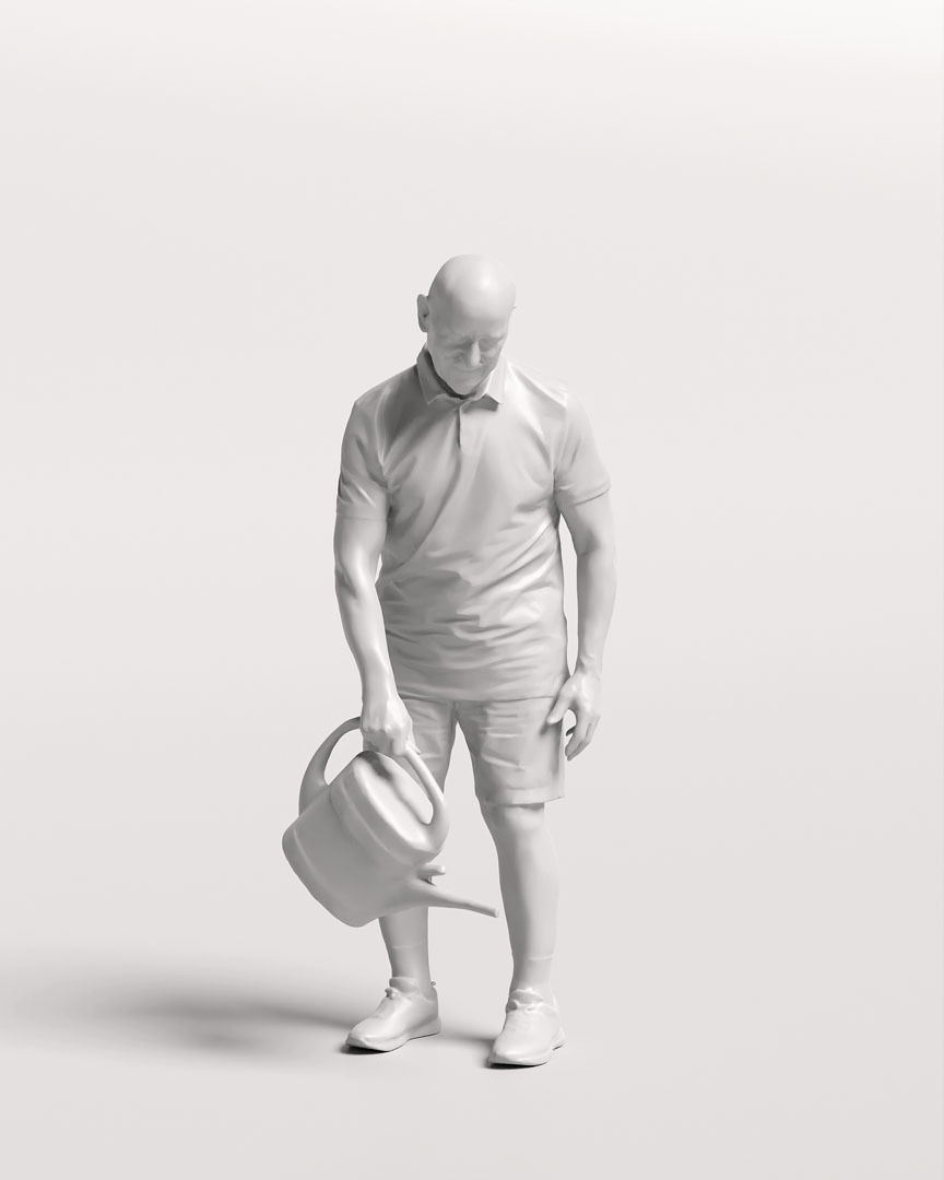 Humano Gardening Man with watering can 2209-6 3D model_12