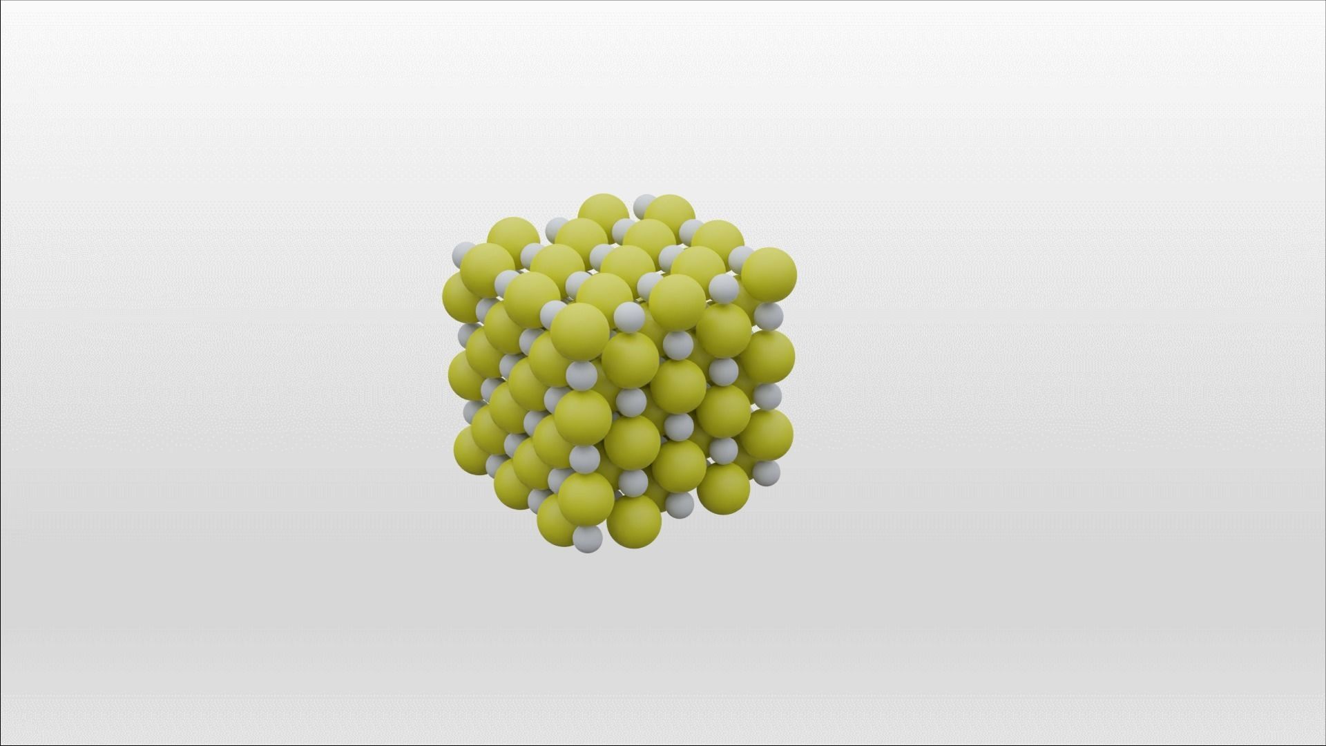 CaS Calcium sulfide 3D model_1