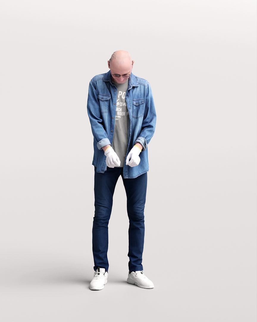 Humano Gardening PlantingMan 2209-4 3D model_1