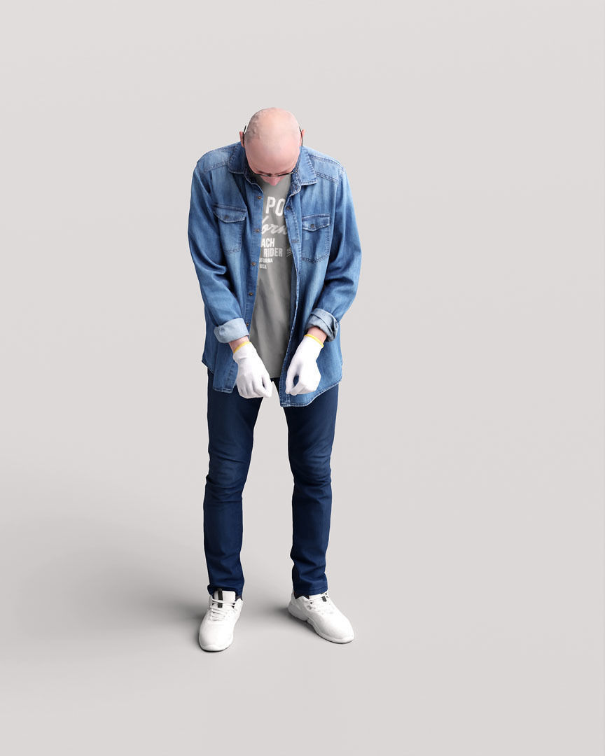 Humano Gardening PlantingMan 2209-4 3D model_8