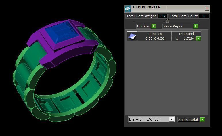 Rings 3D print model_3
