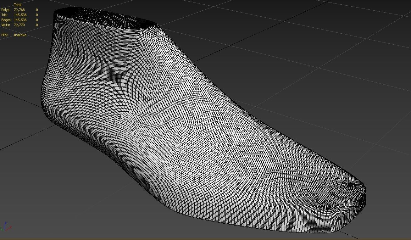 Shoes Lasts - Chisel 3D print model 3D model_2