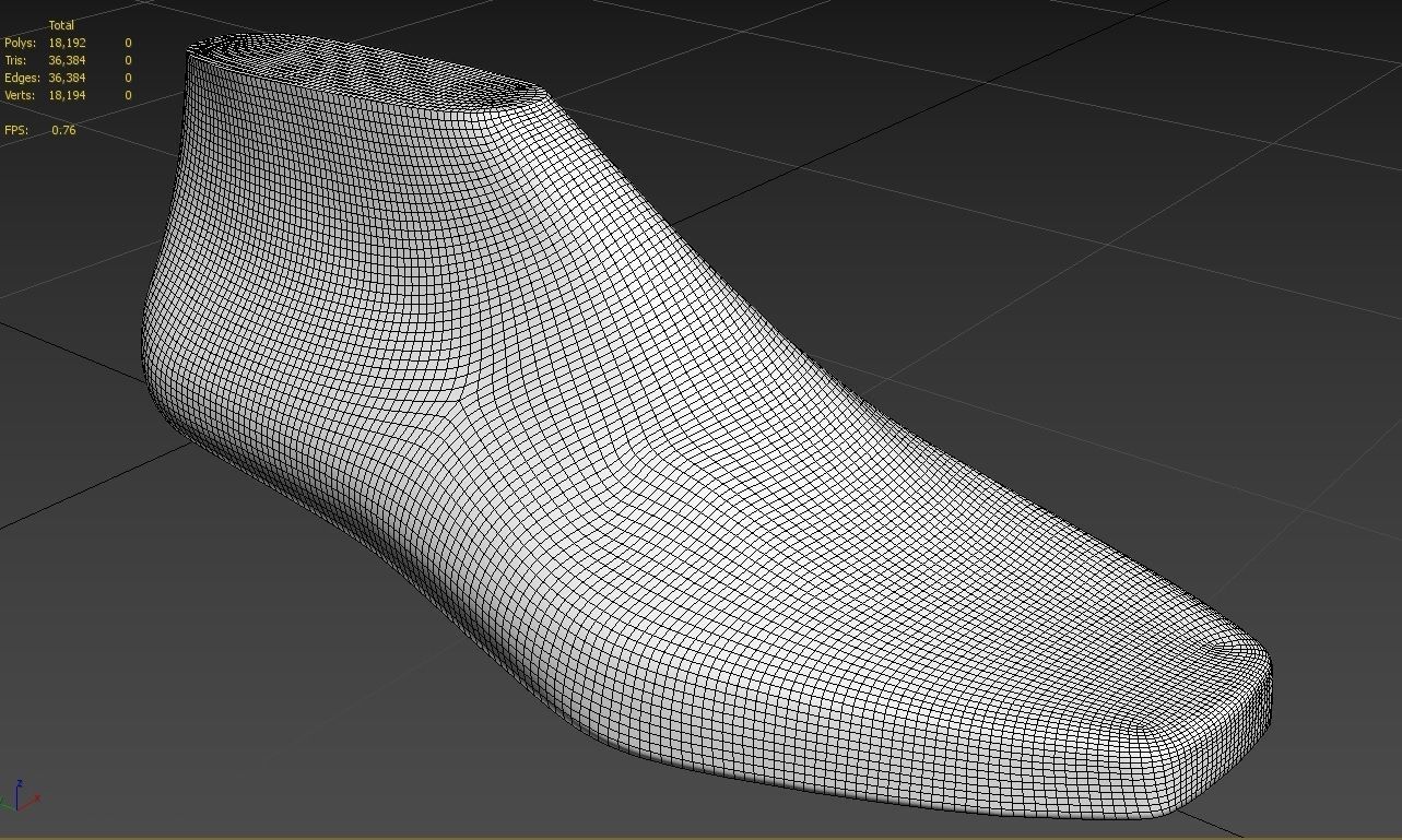 Shoes Lasts - Chisel 3D print model 3D model_1