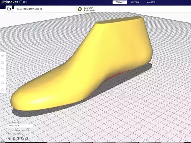 Shoes Lasts - Casual  3D print model 3D model