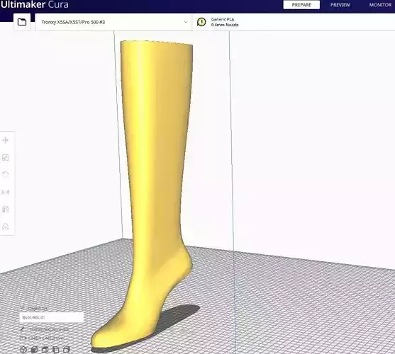 Shoes Lasts - Boot 3D print model 3D model