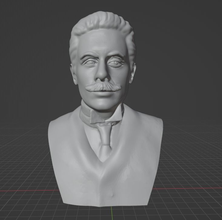 Giacomo Puccini 3D print model_9