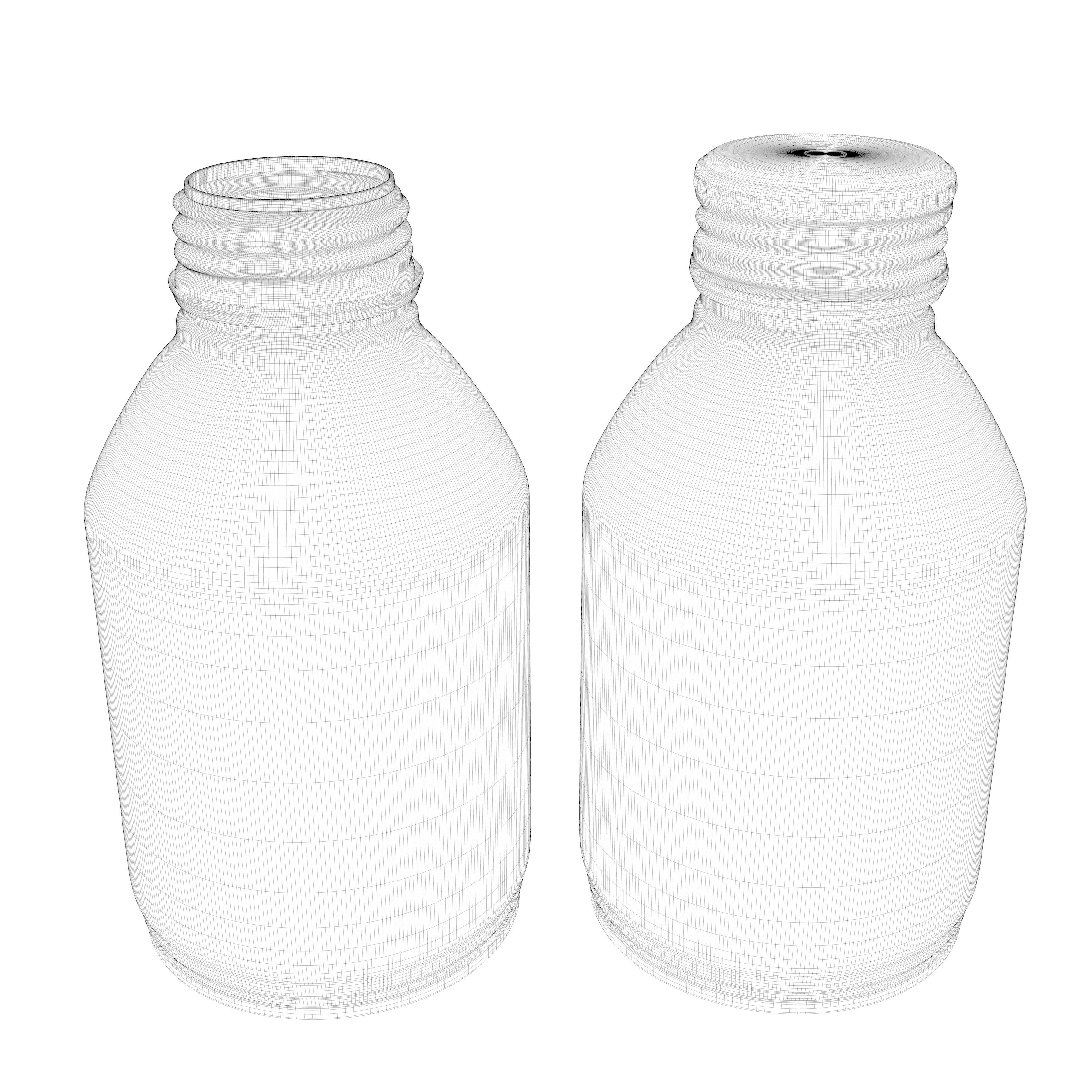 Aluminium Bottle 3D model_5