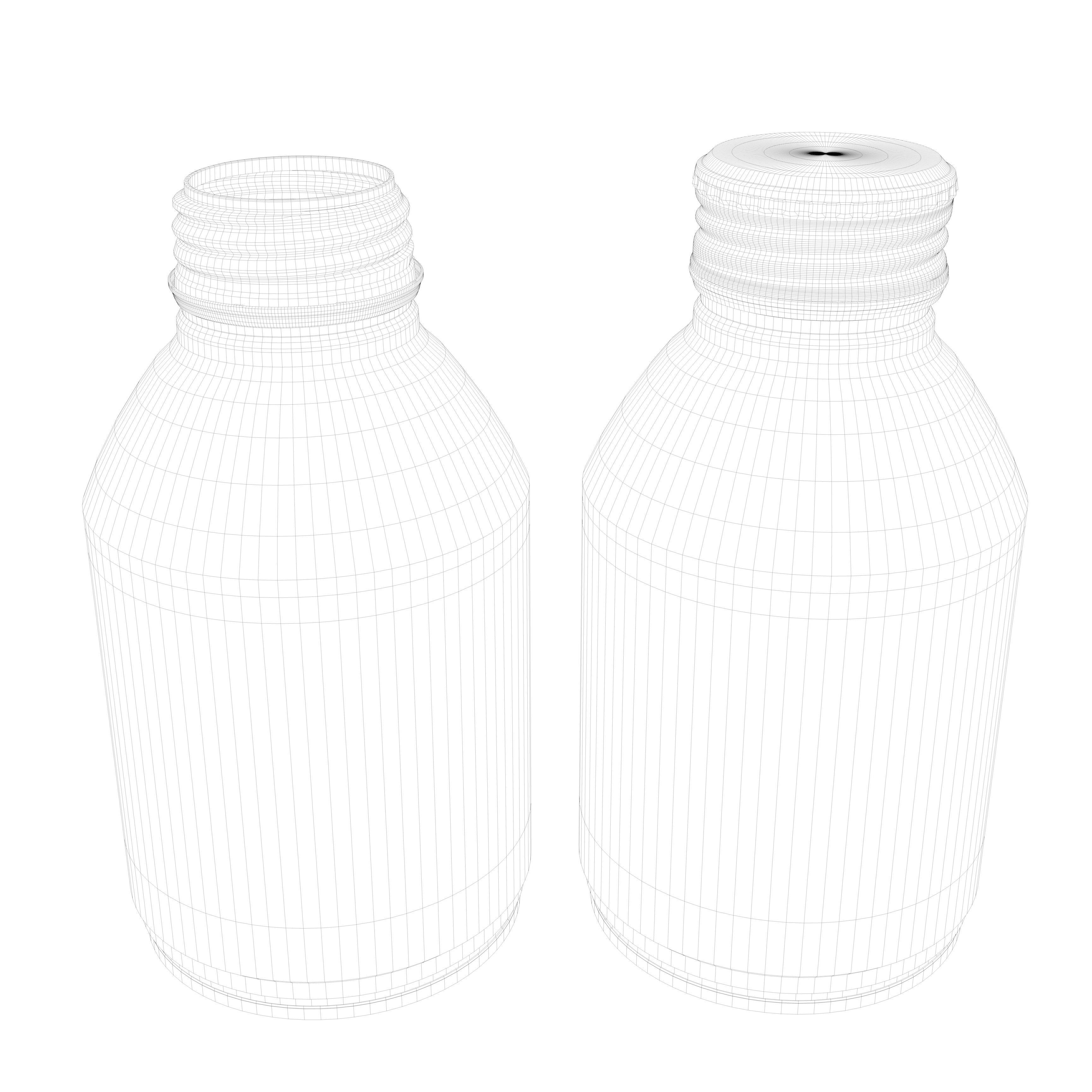 Aluminium Bottle 3D model_6