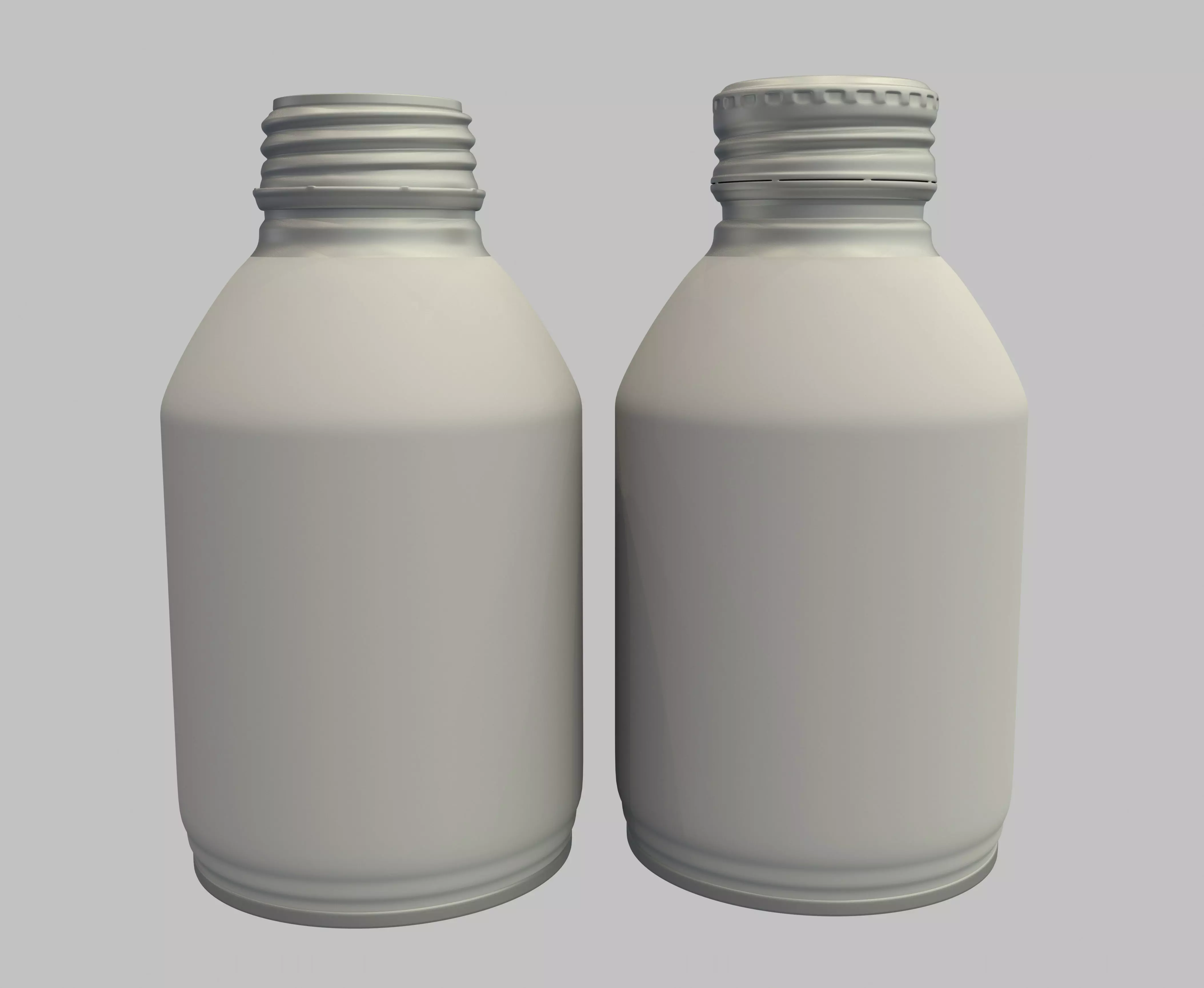 Aluminium Bottle 3D model_0