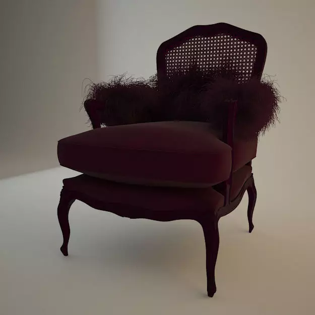 Sultane armchair Roche Bobois 3D model