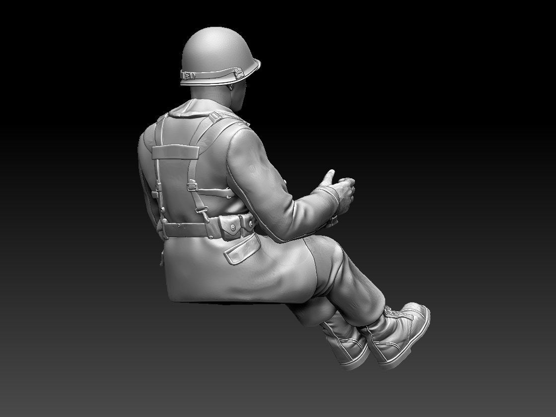 us driver ww2 3D print model_38