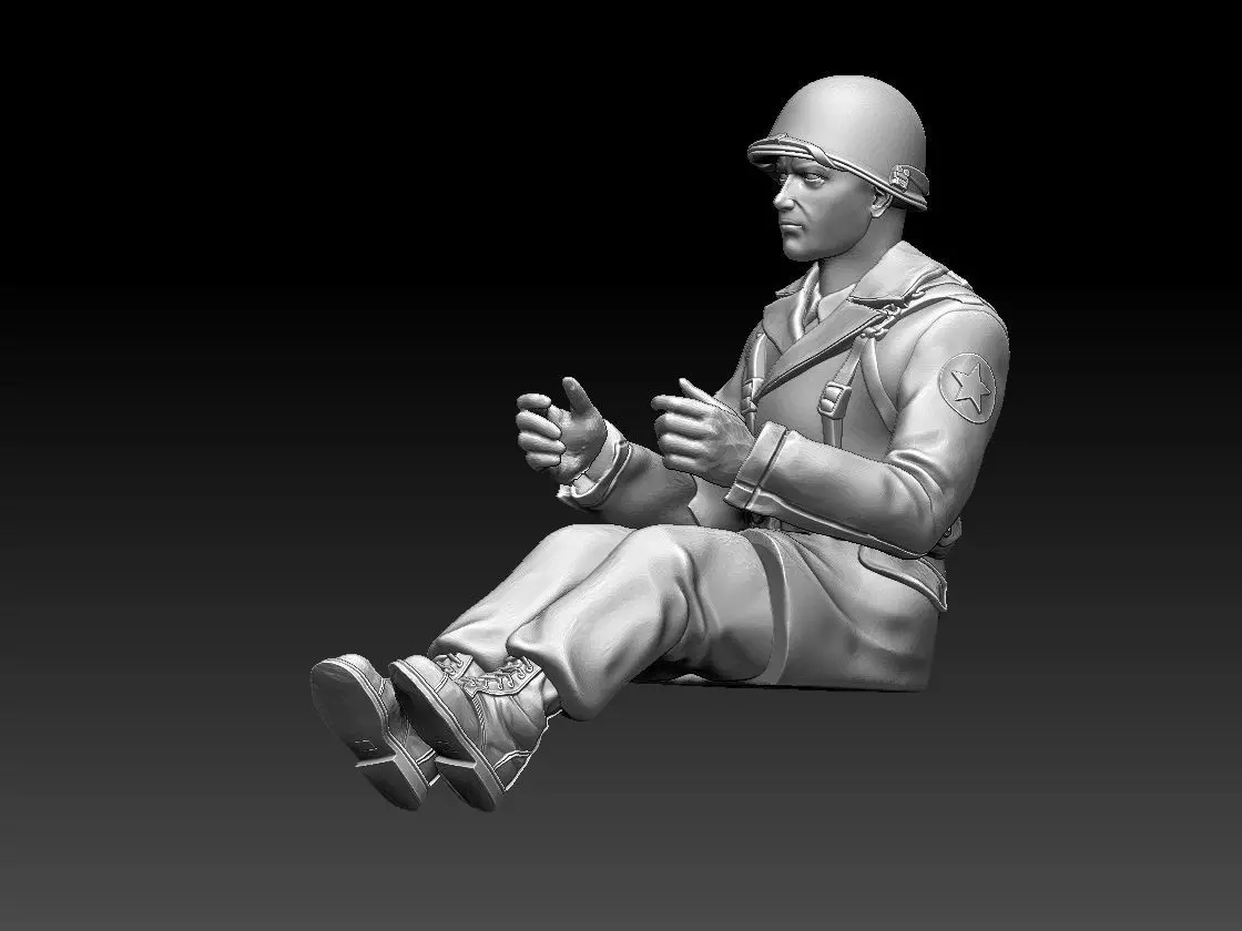 us driver ww2 3D print model_0