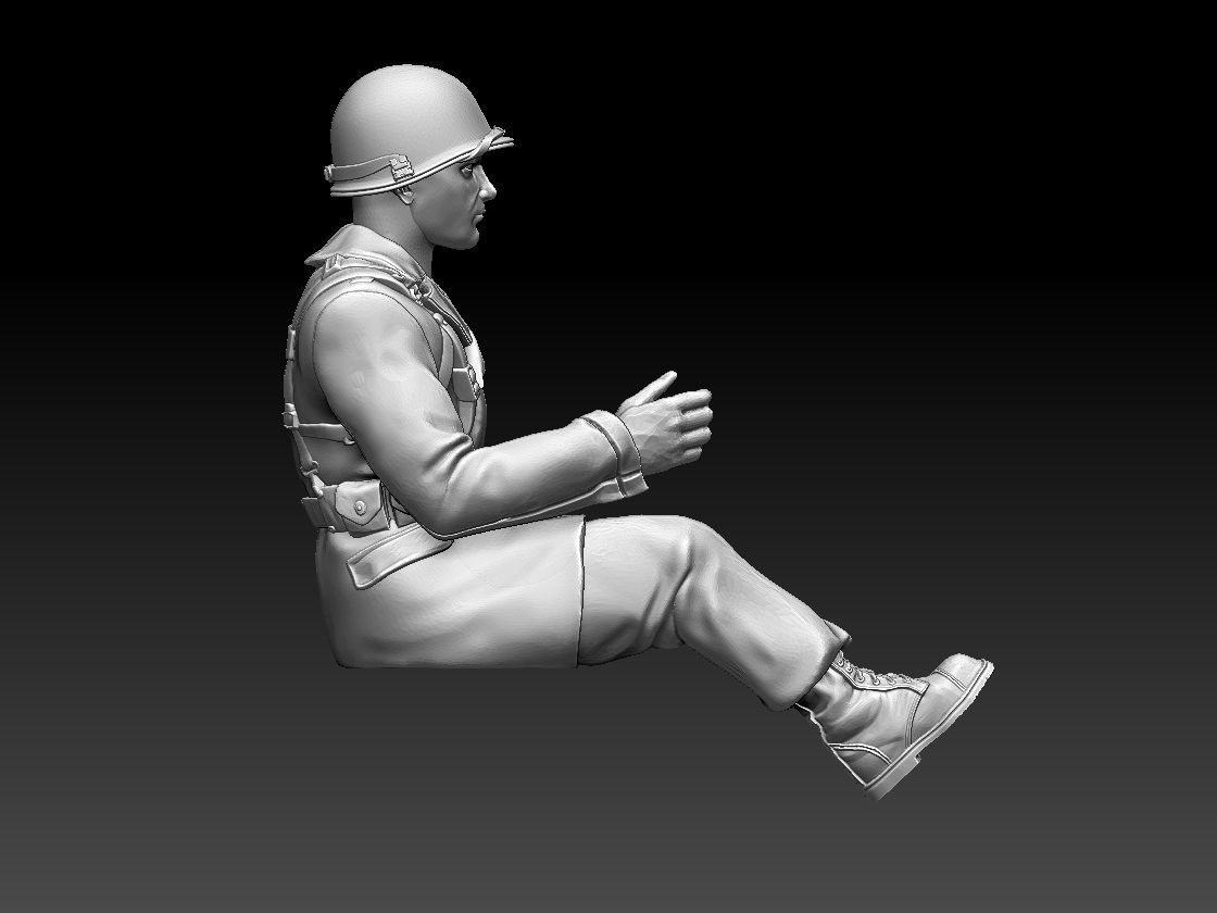 us driver ww2 3D print model_30