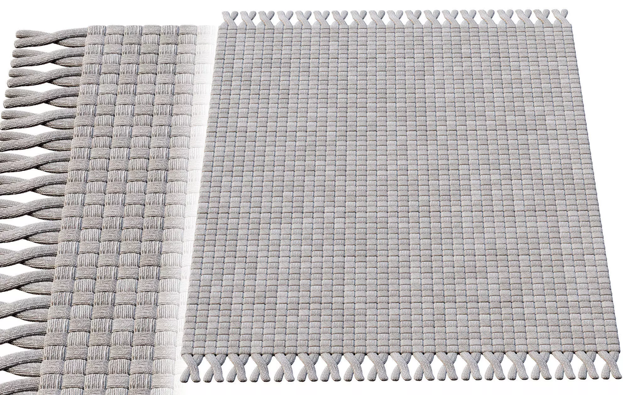 Woolen Carpet V1  3D model_0