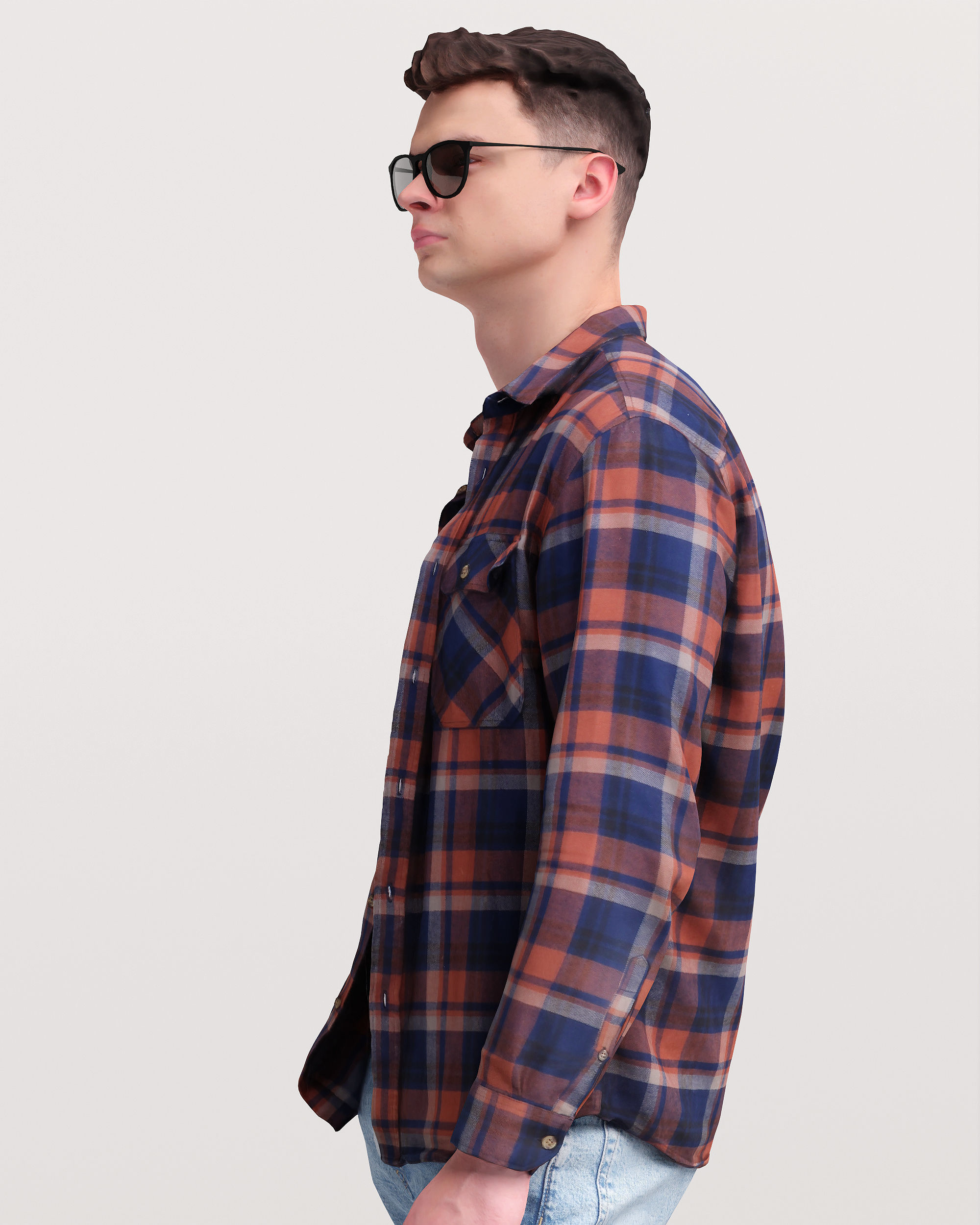 Humano Man in the garden 2210-7 3D model_7