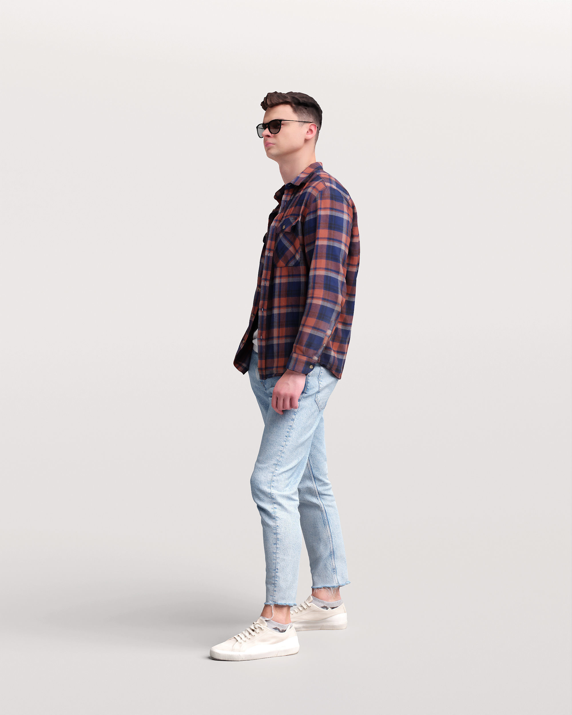 Humano Man in the garden 2210-7 3D model_5