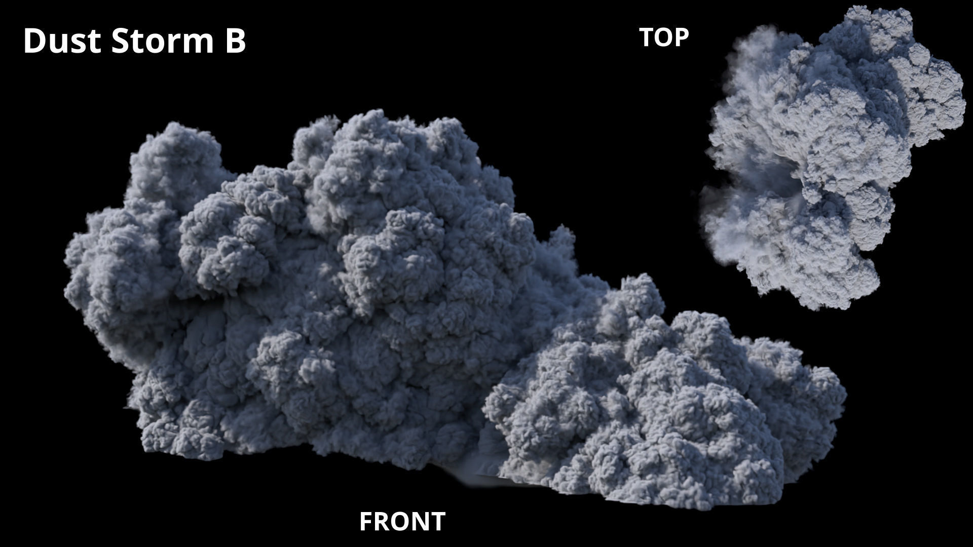 Dust Storm Smoke VDB 4s  3D model_4
