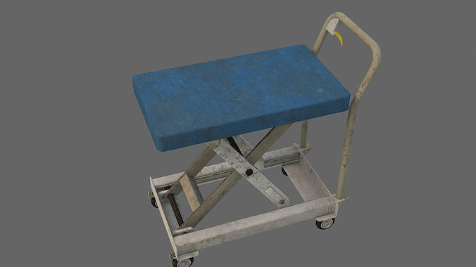 trolley Low-poly 3D model 2