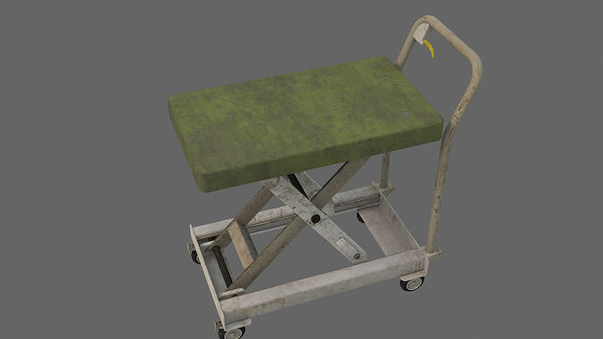 trolley Low-poly 3D model 3