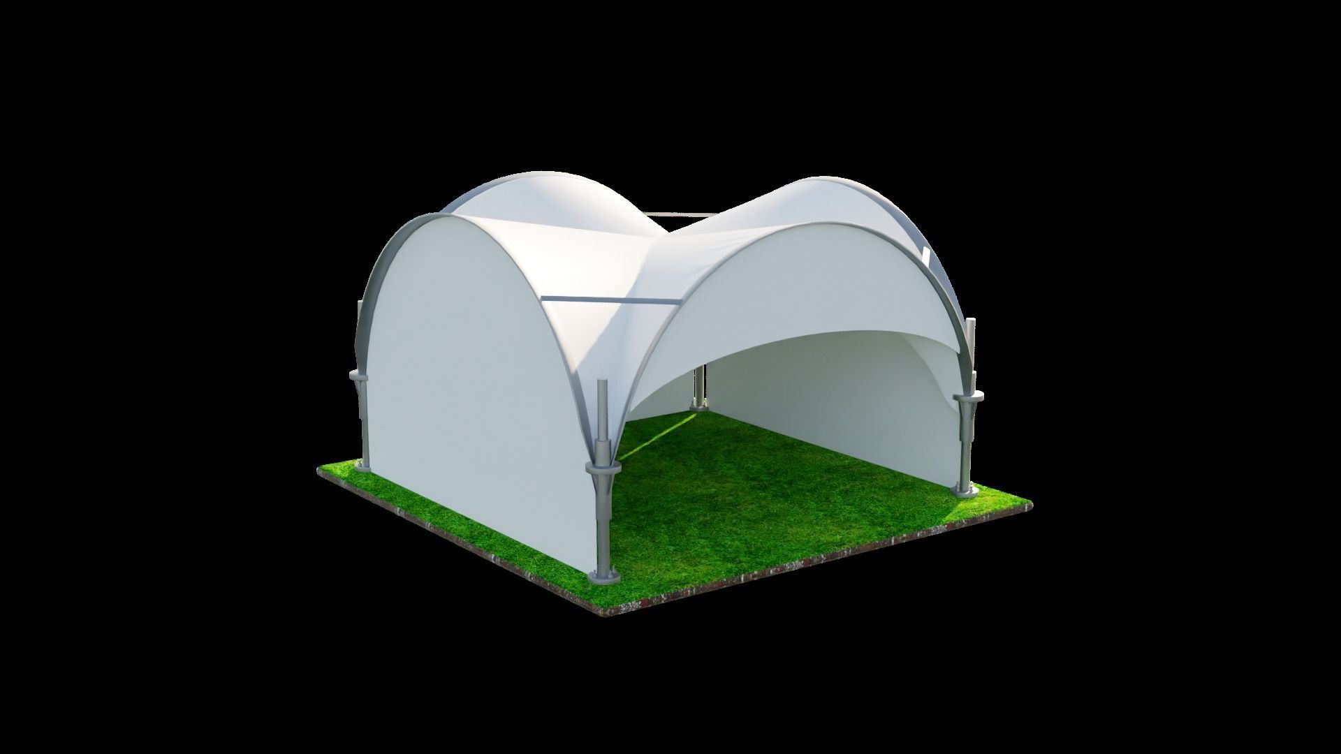 ARCH TENT 3D model_3
