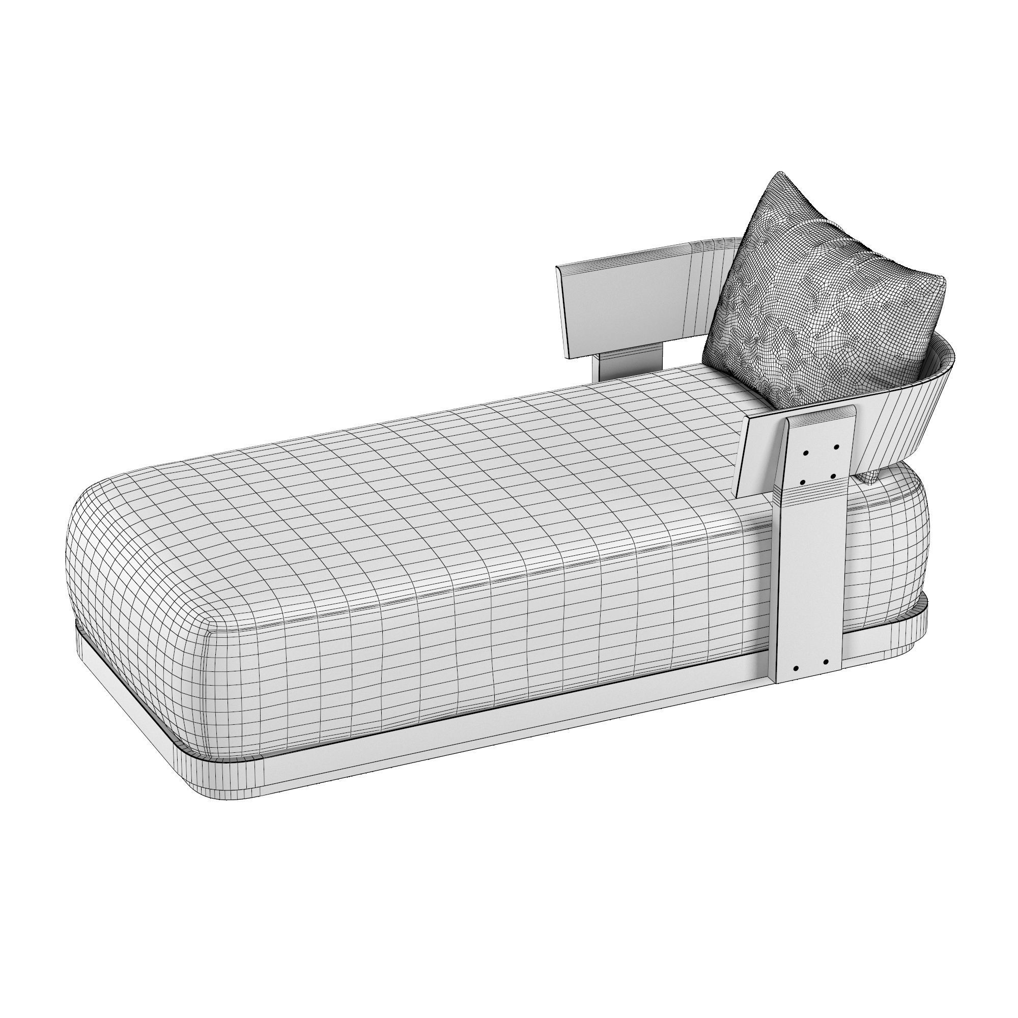 SOLARO TEAK CHAISE 3D model_6