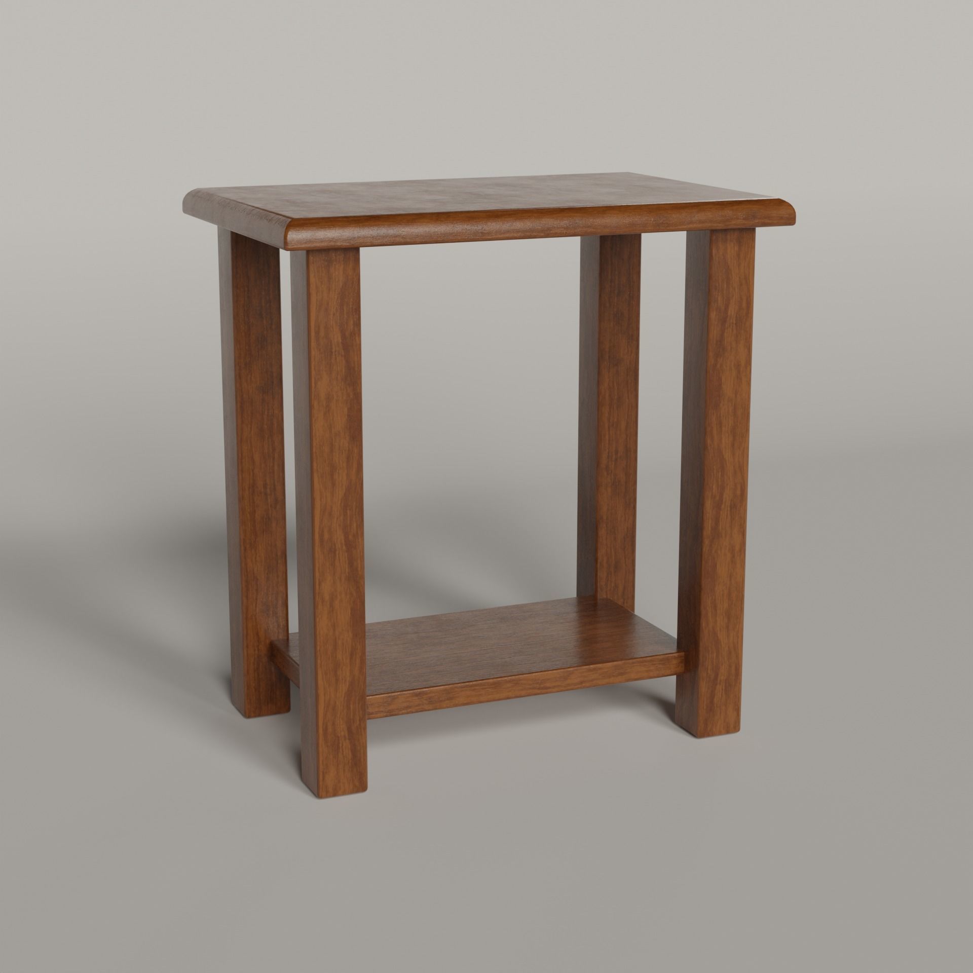 Side Table - 2 Colors Free low-poly 3D model_9