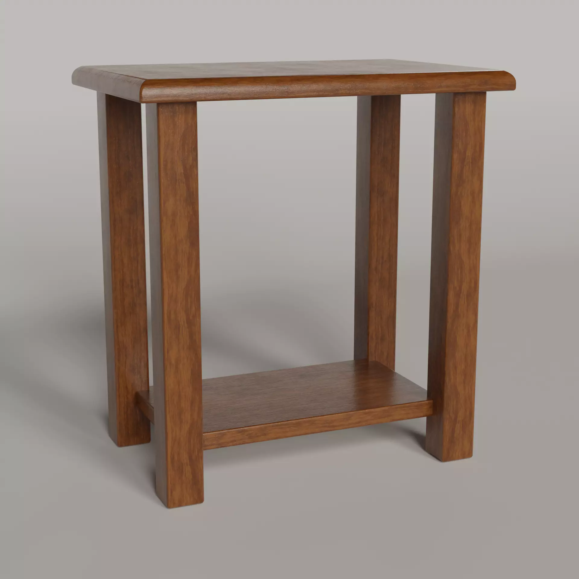 Side Table - 2 Colors Free low-poly 3D model_0