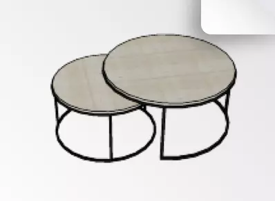 TWO SMALL TABLES Free 3D model