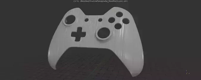 Xbox One controller wooden style faceplates 3D print model