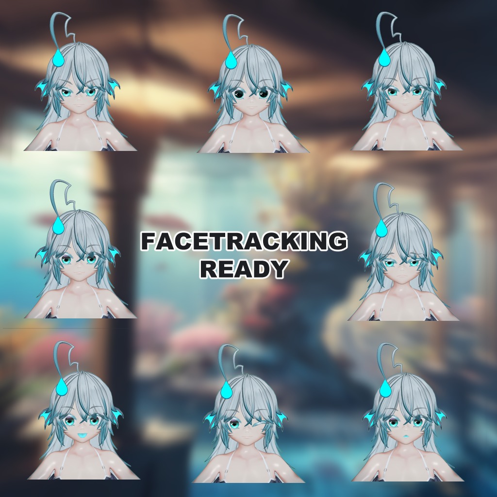 Angler Fish Musume Meroi VRChat VRM 3D model_5