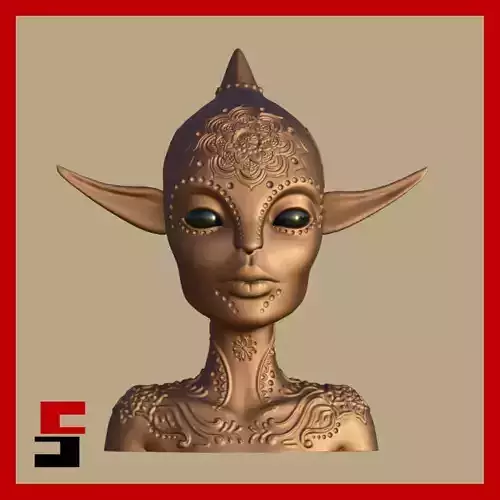 Spiritual Statue Bust Sculpture Home Decor 