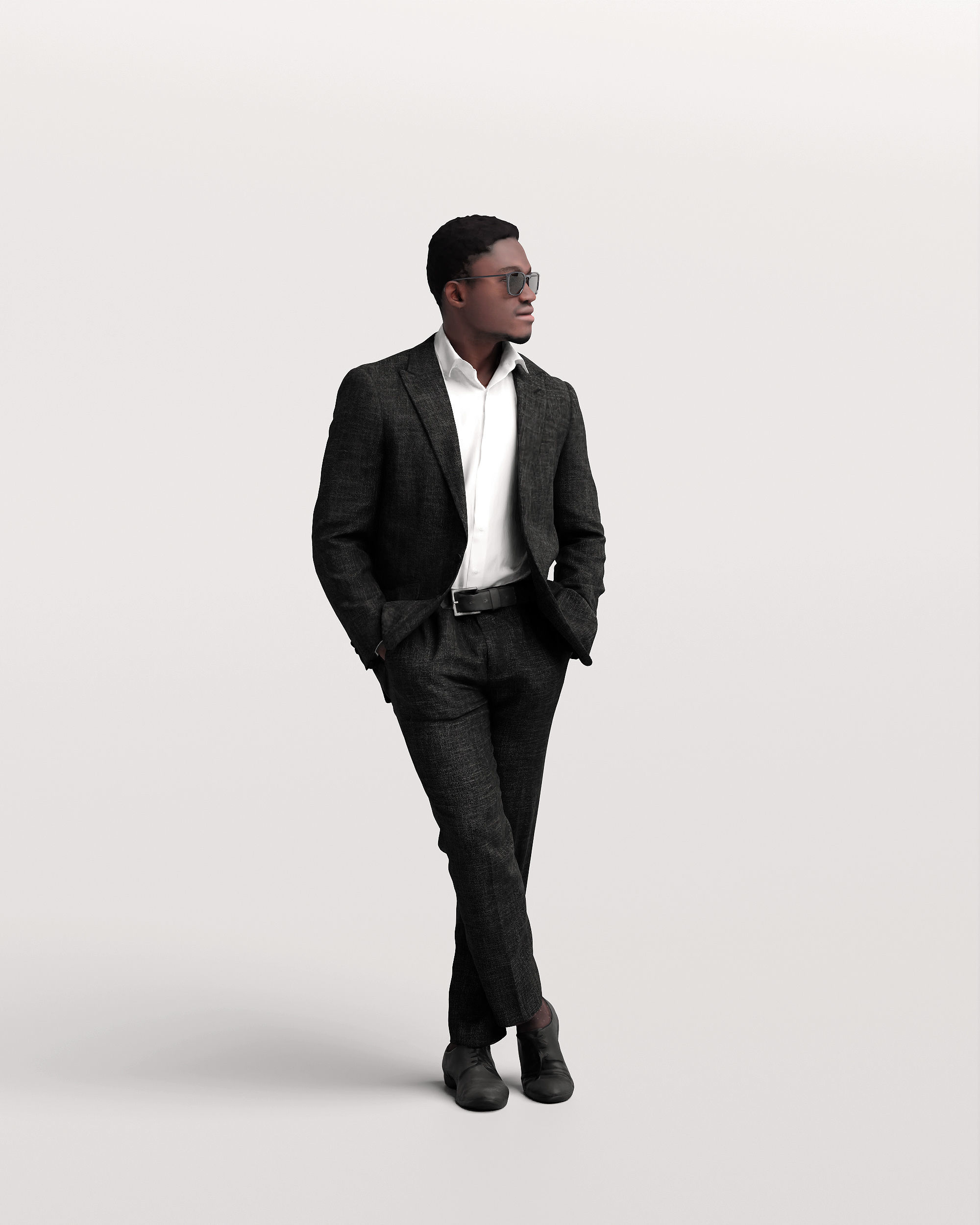 Humano Man opening car 2011-7 3D model_18